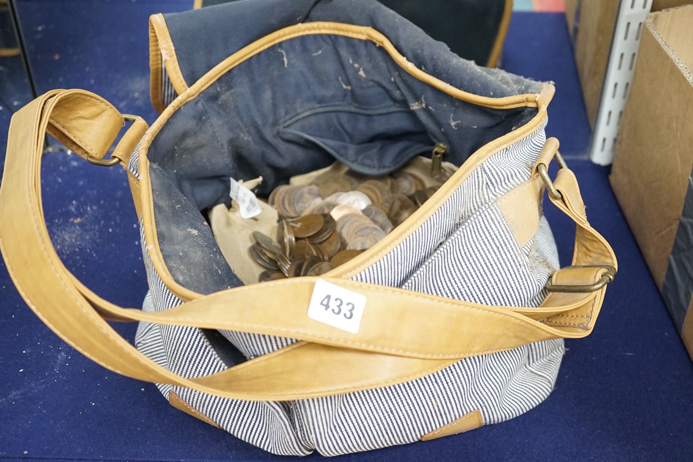 A quantity of copper coins, including Queen Victoria and later pennies and a 1832 halfpenny token provenance of Nova Scotia